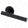 New Modern House Decoration Aluminum Door Handle on Round Rosette