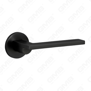 New Modern House Decoration Aluminum Door Handle on Round Rosette