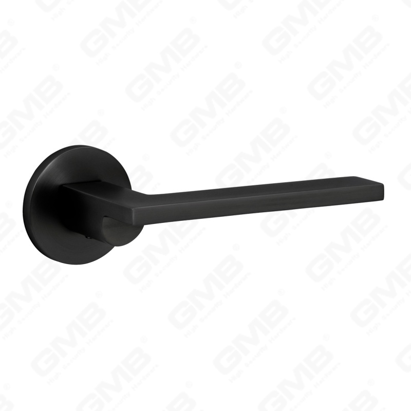 New Modern House Decoration Aluminum Door Handle on Round Rosette