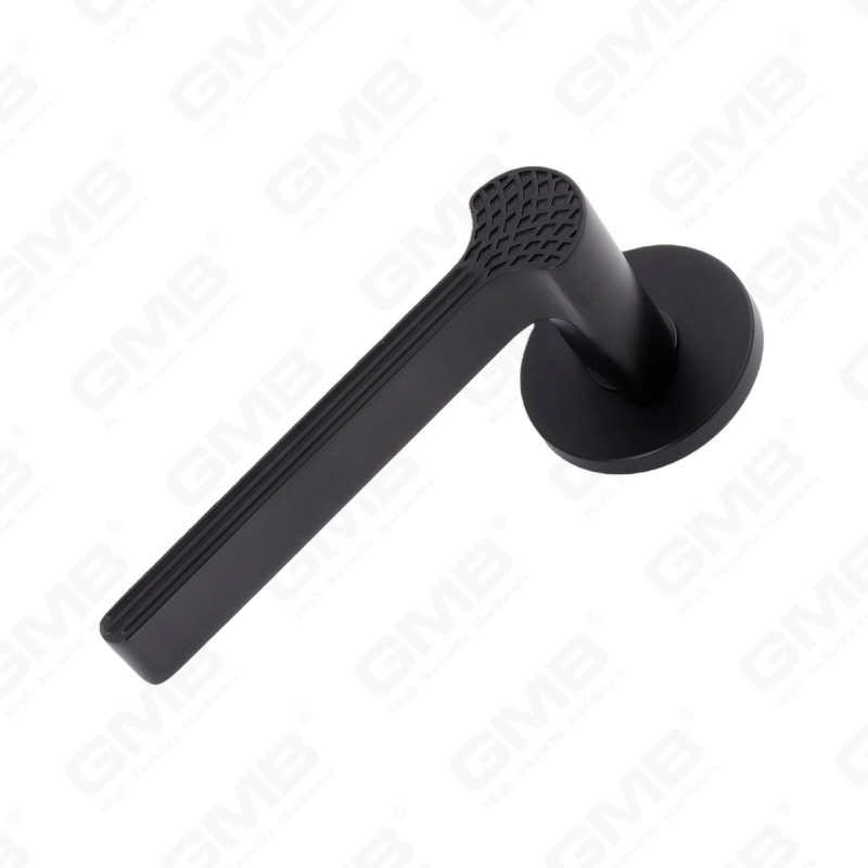 New Modern House Decoration Aluminum Door Handle on Round Rosette