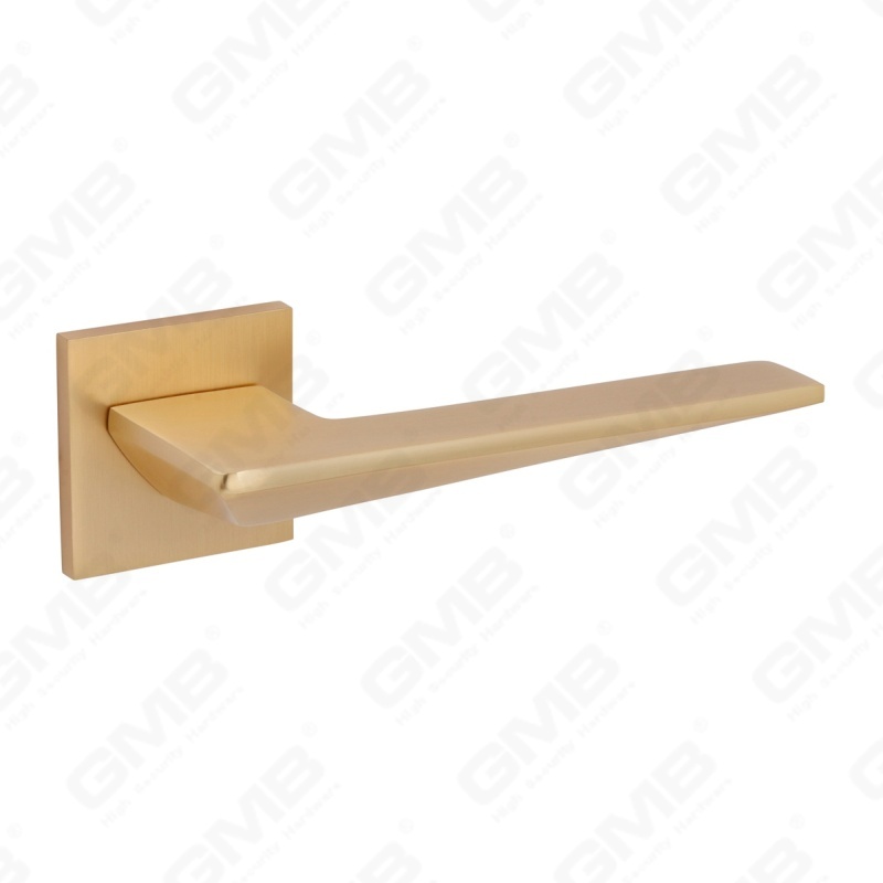 New Modern House Decoration Aluminum Door Handle on Round Rosette