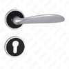 Oxygenate Aluminium Door Handle on Plate Plate Door Handle (GF807-G56-V)