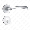 Oxygenate Aluminium Door Handle on Plate Plate Door Handle (GF808-G66)