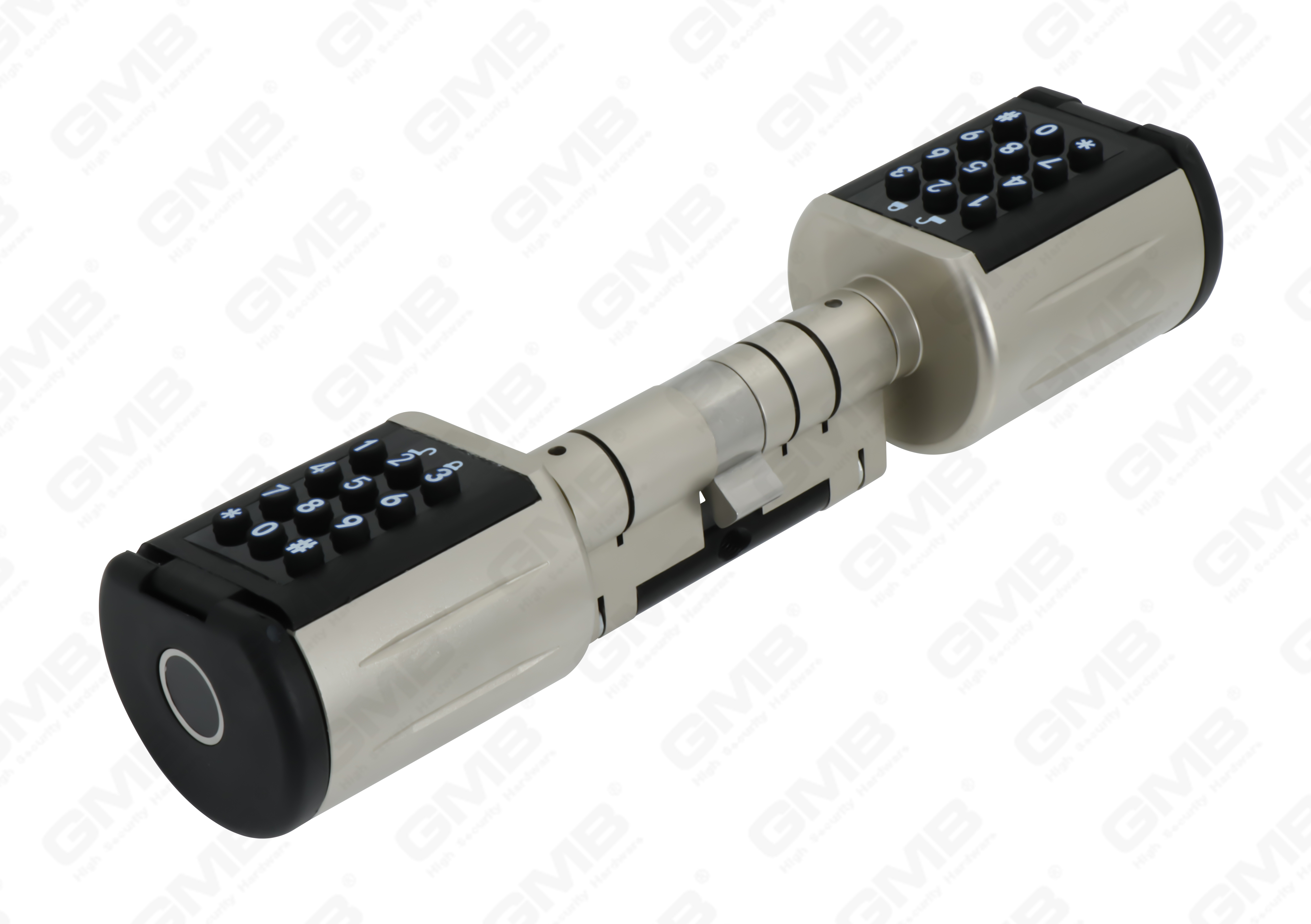 High Security Multi-Unlocking Ways IP66 Keyless Fingerprint Password Rfidwifi Digital Adjustable Modular Profile Tuya/Tt APP Smart Electronic Door Lock Cylinder