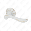 New Modern House Decoration Aluminum Door Handle on Round Rosette