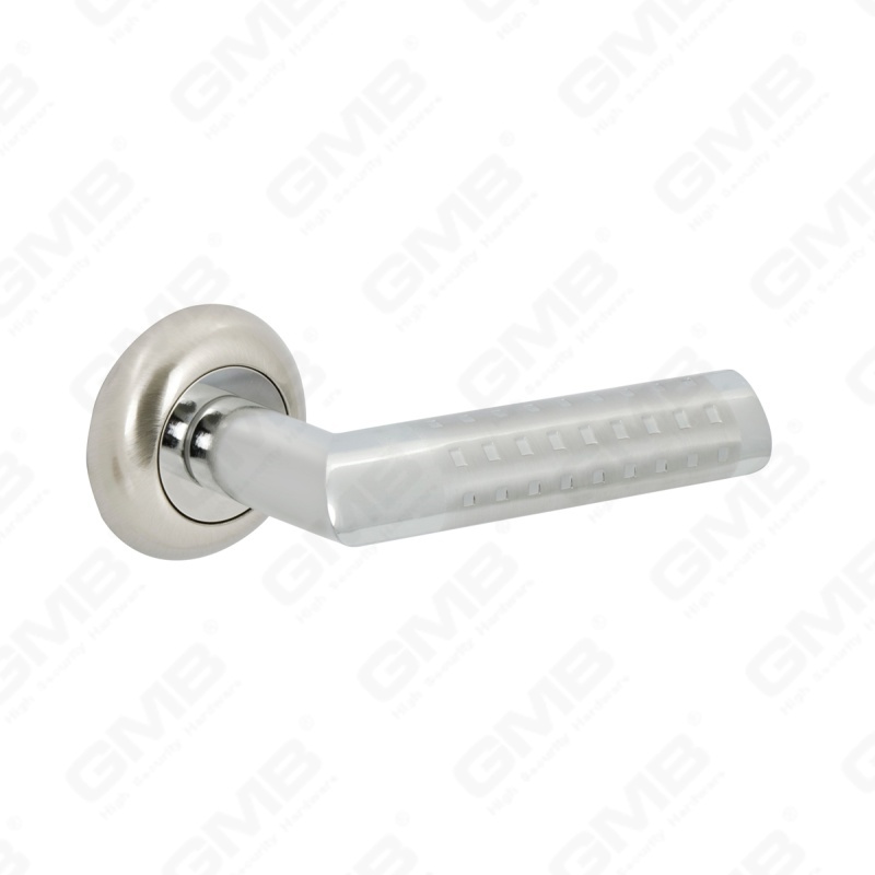New Modern House Decoration Aluminum Door Handle on Round Rosette
