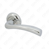 New Modern House Decoration Aluminum Door Handle on Round Rosette