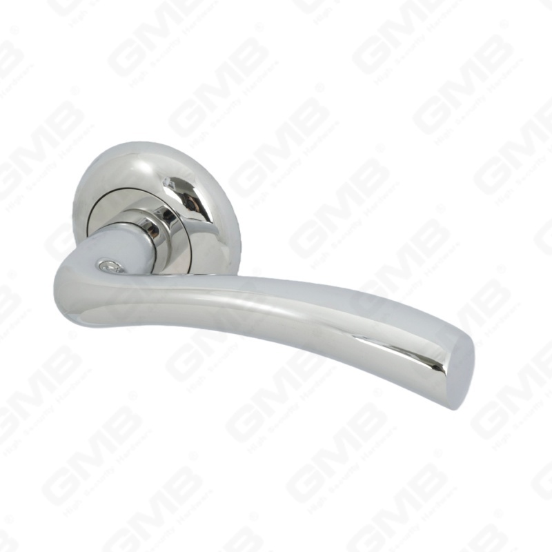 New Modern House Decoration Aluminum Door Handle on Round Rosette