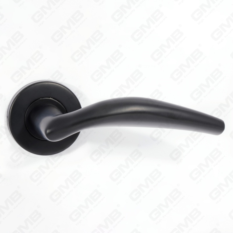 High Quality BS En1906 Grade 4 SUS304 Stainless Steel Entry Round Rose Interior Door Lever Handle (LHT034)