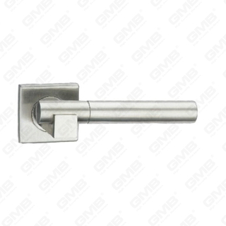 High Quality #304 Stainless Steel Door Handle Round Rose Lever Handle (SH97-SYY45-SS)