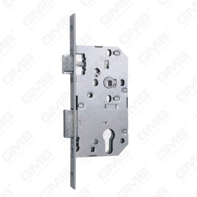 High Security Mortise Door lock Steel deadbolt Steel Zamak latch cylinder hole Lock Body (G6458)