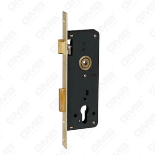 High Security Mortise Door lock Steel Brass deadbolt Zamak Brass latch cylinder hole Lock Body [7011A]