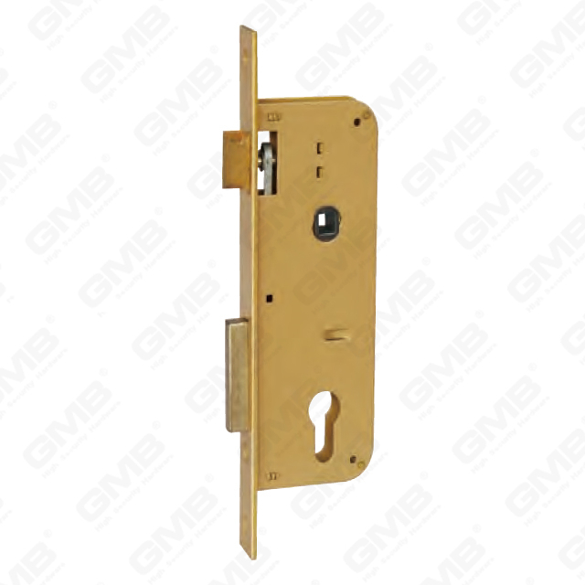 High Security Mortise Door lock Steel Brass deadbolt Zamak Brass latch cylinder hole Lock Body [7013-40 50]
