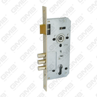High Security Mortise Door Lock Steel deadbolt Brass or Zamak latch Lock Body (2800R-3M)