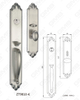High Security Zinc Alloy Outside Villa Door Handle raw material is from torch brand (ZT9810-K)
