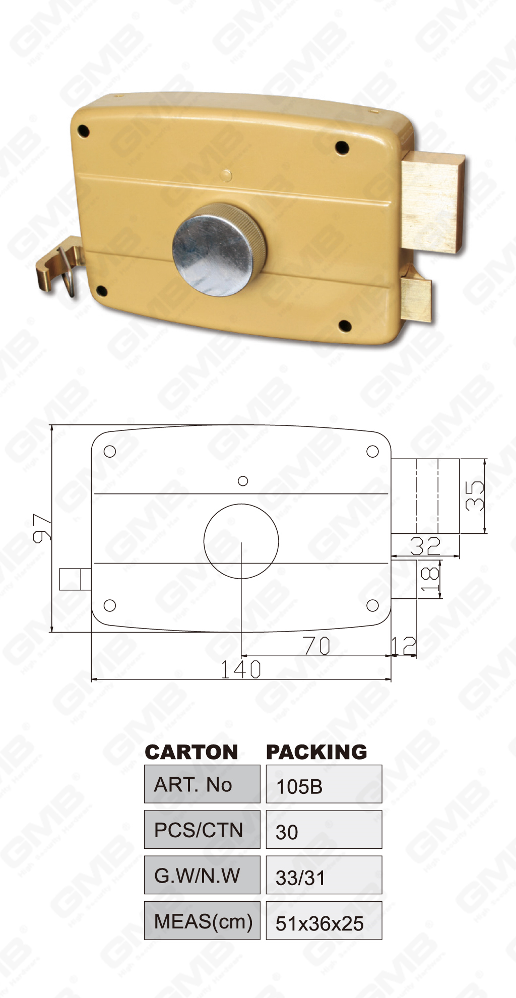 05 Rim Lock_105B-44