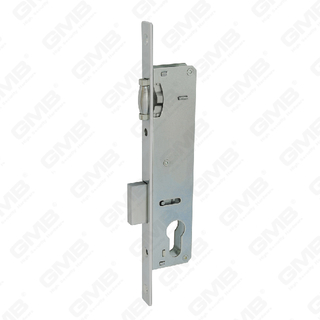 High Security Aluminum Door Lock Narrow Lock cylinder hole roller latch Lock Body (155U-21 25)