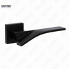 Modern Simple Solid Zinc Alloy Split Door Lock Handle on Square Rosette（Z072502）