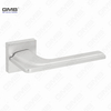 Modern Simple Solid Zinc Alloy Split Door Lock Handle on Square Rosette（Z072501）