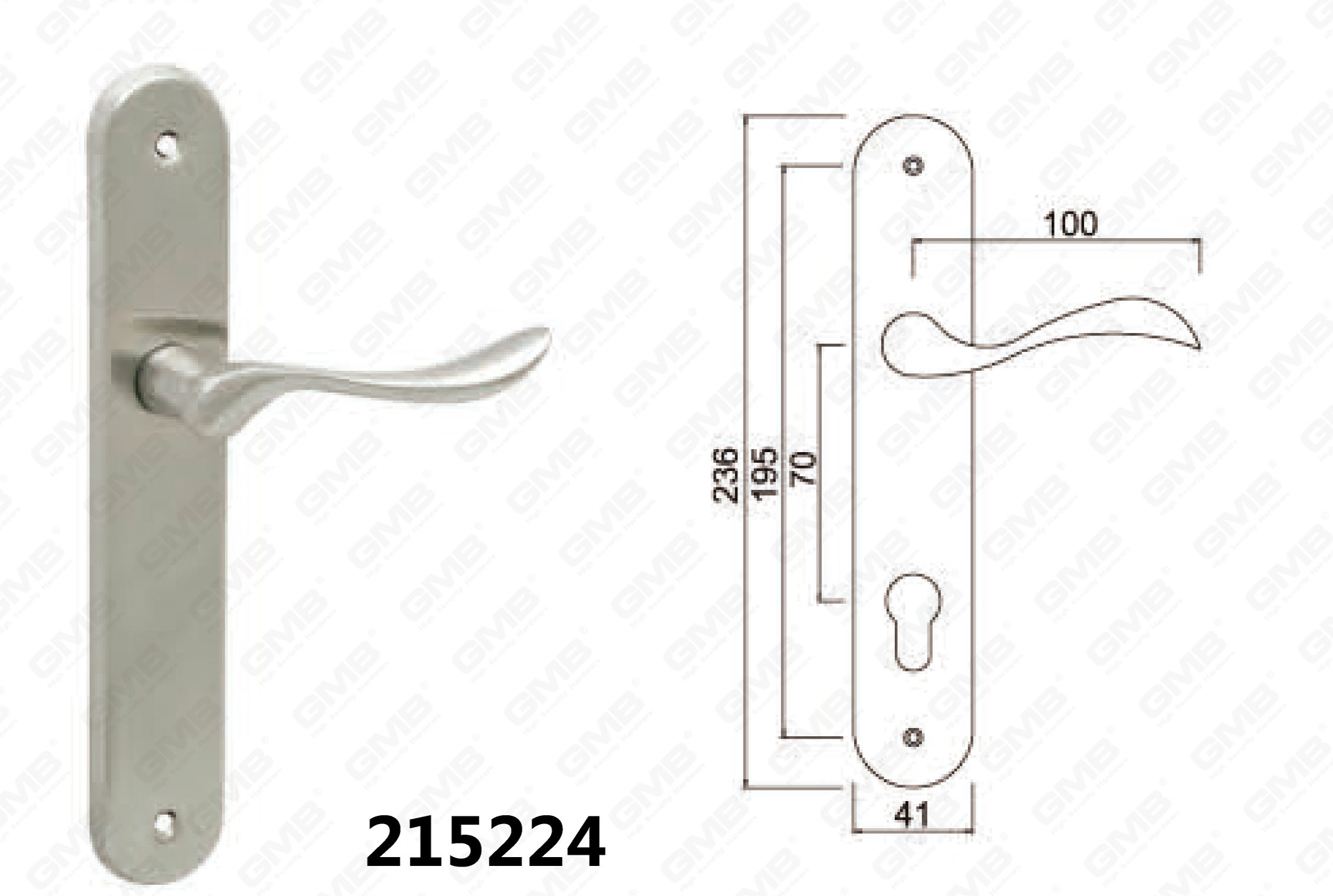 215224Door Hardware Handle Lock Door 