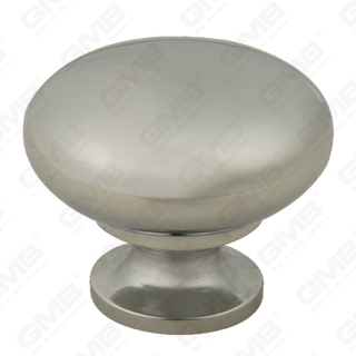 Brass Furniture Hardware Cabinet Drawer Door Pull Knob Handle(B-KB06-SC)