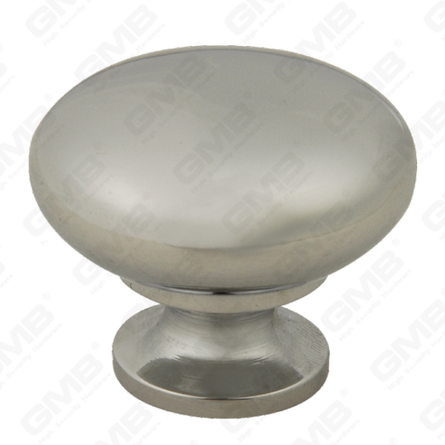 Brass Furniture Hardware Cabinet Drawer Door Pull Knob Handle(B-KB06-SC)