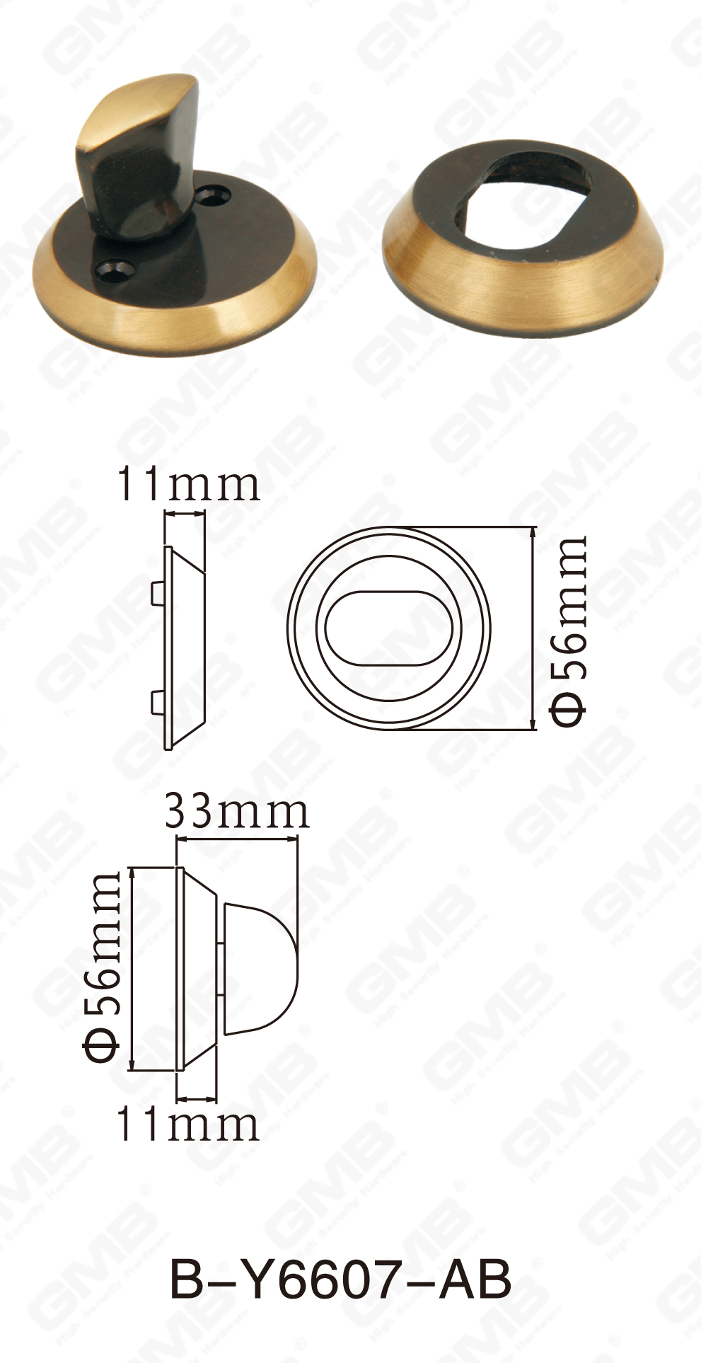 06 Brass Handle _B-Y6607-AB-54