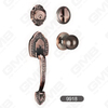 American New Design Antique Brass Finish Zinc Alloy Grip Handles Lock [9918]