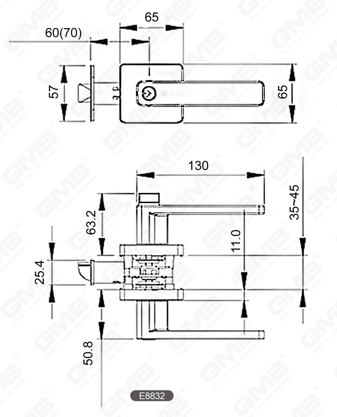 02 Heavy-Duty Tubular Lever Lock Series-42