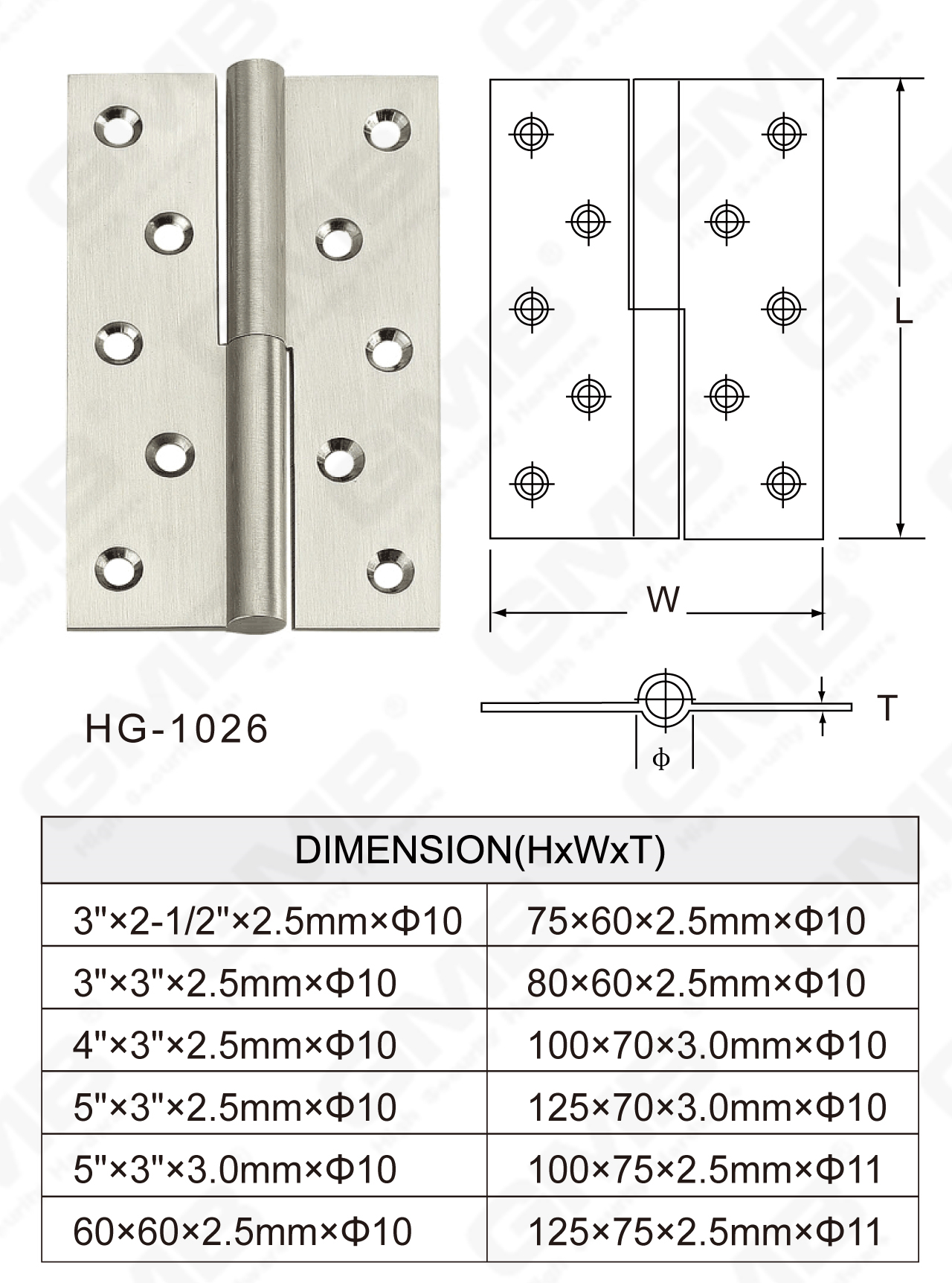 Brass Hinge Series_HG-1026-57