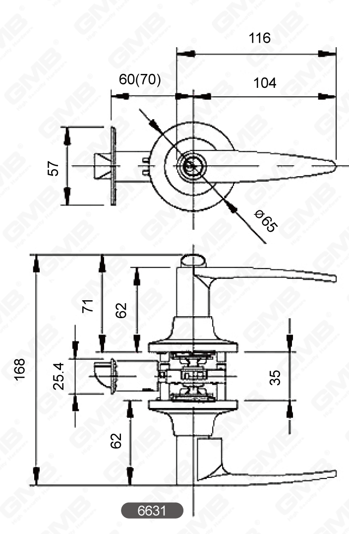 03 Tubular Lever Lock Series-40