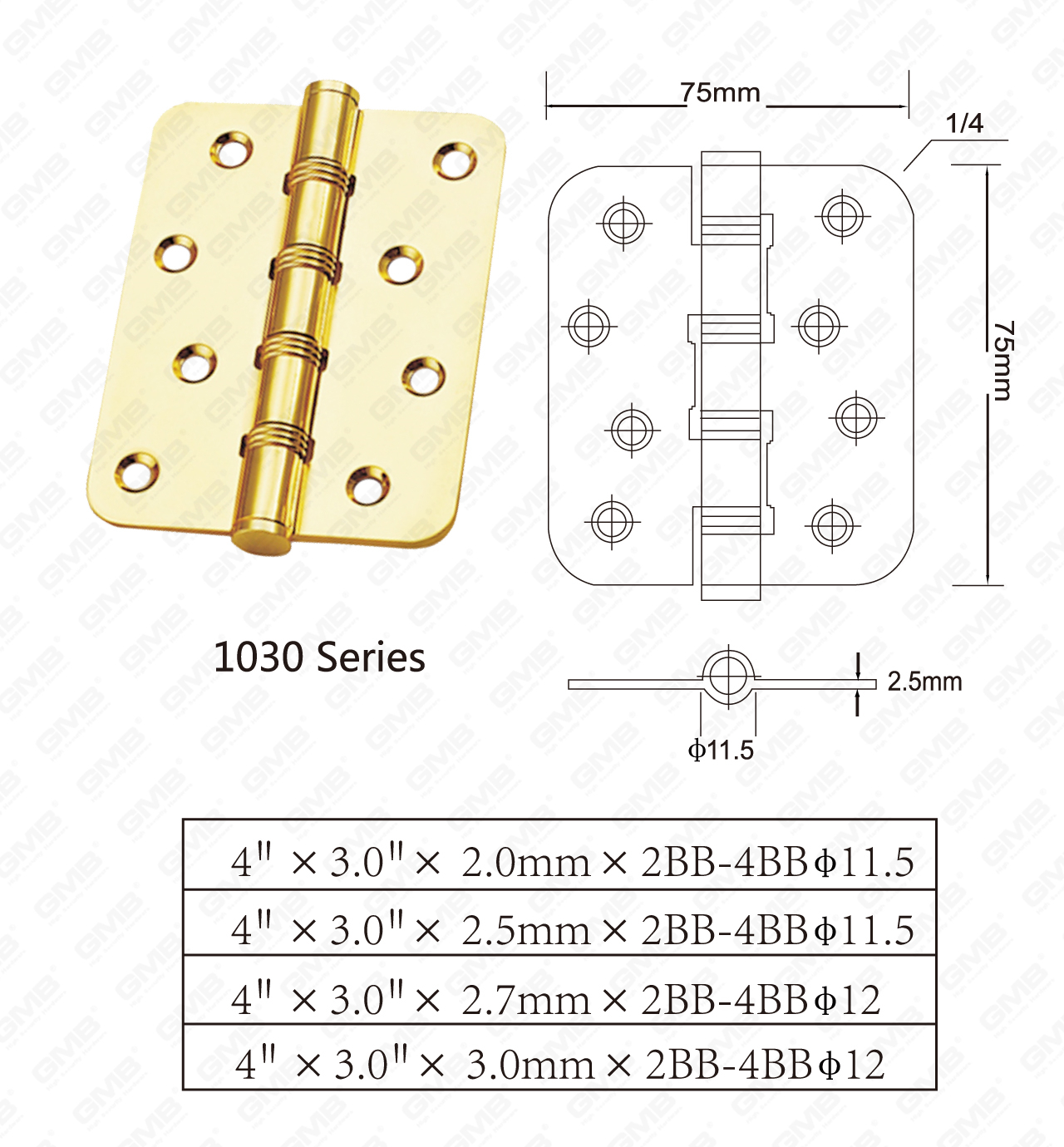 Steel Hinge Series_1030-62