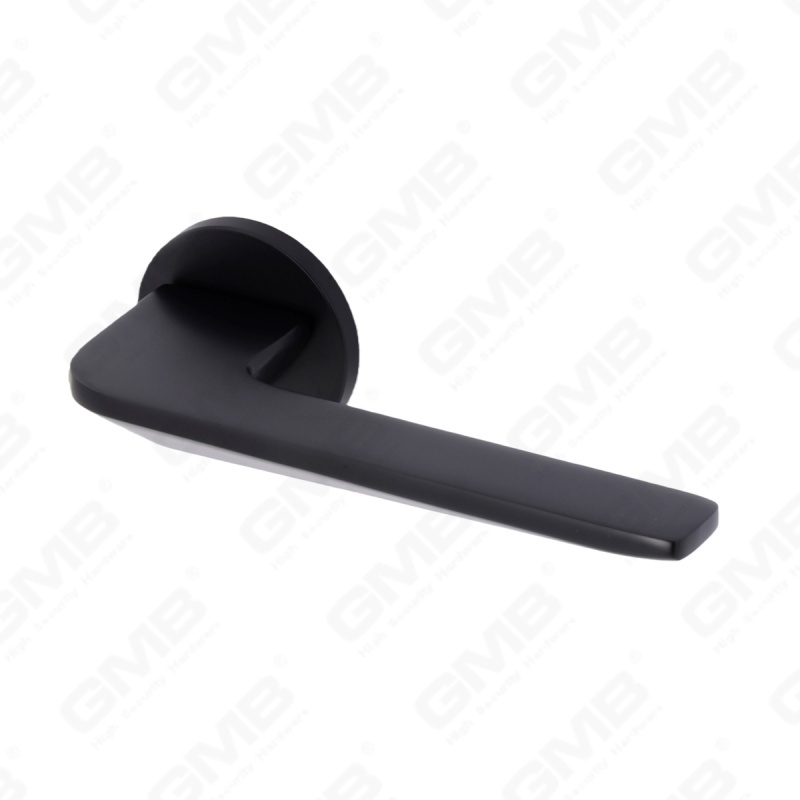 New Modern House Decoration Aluminum Door Handle on Round Rosette