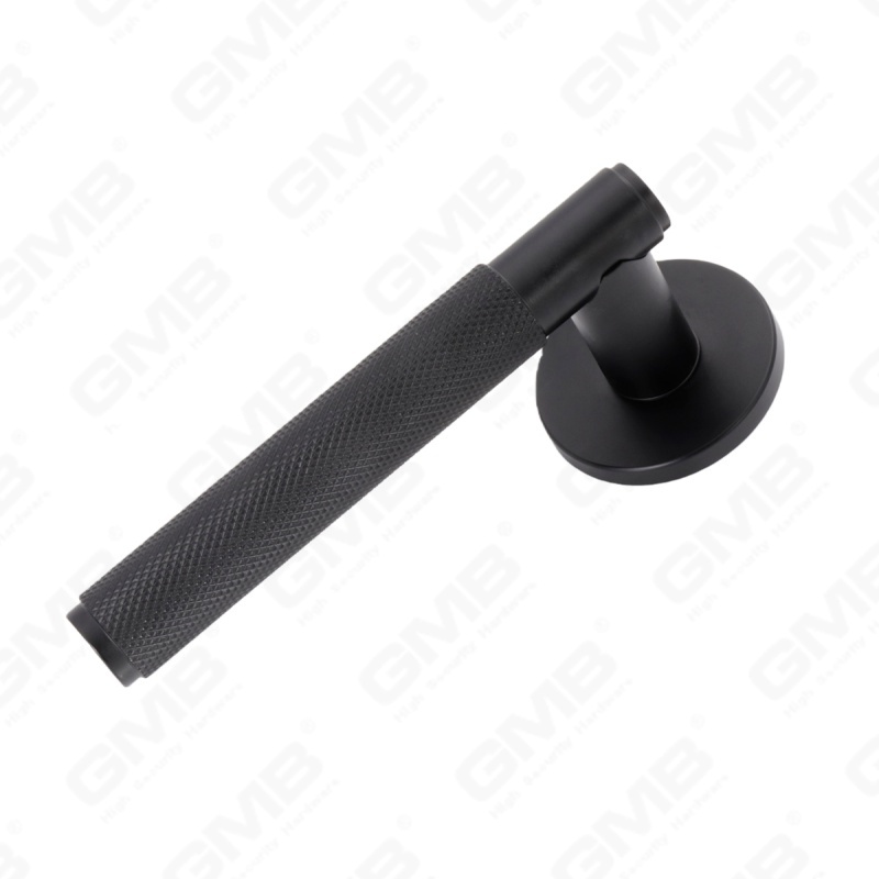 New Modern House Decoration Aluminum Door Handle on Round Rosette