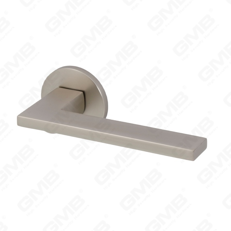 New Modern House Decoration Aluminum Door Handle on Round Rosette