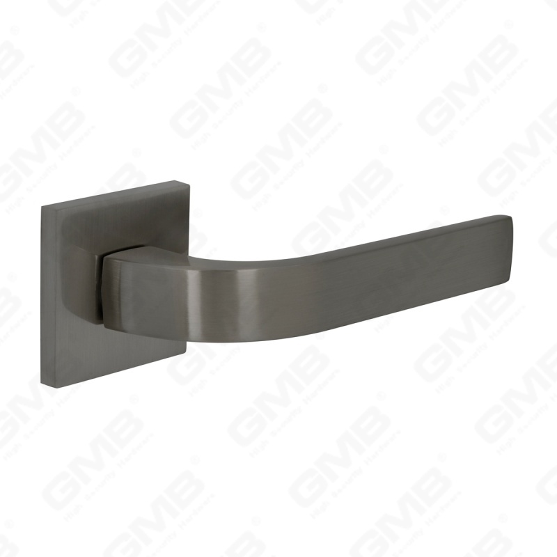New Modern House Decoration Aluminum Door Handle on Round Rosette