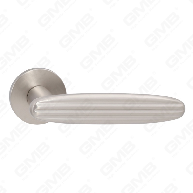New Modern House Decoration Aluminum Door Handle on Round Rosette