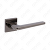 New Modern House Decoration Aluminum Door Handle on Round Rosette