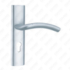 Oxygenate Aluminium Door Handle on Plate Plate Door Handle (G464-G79)