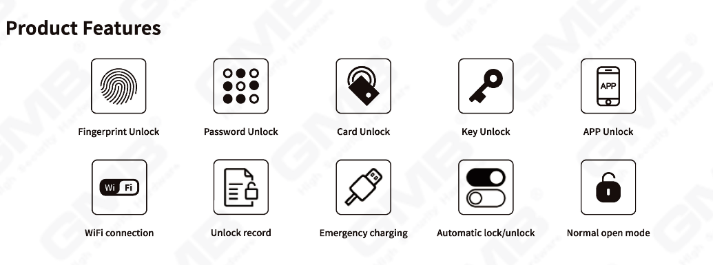 FULLY AUTOMATIC SMART LOCK(801)