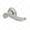 New Modern House Decoration Aluminum Door Handle on Round Rosette