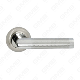 New Modern House Decoration Aluminum Door Handle on Round Rosette