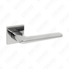 New Modern House Decoration Aluminum Door Handle on Round Rosette