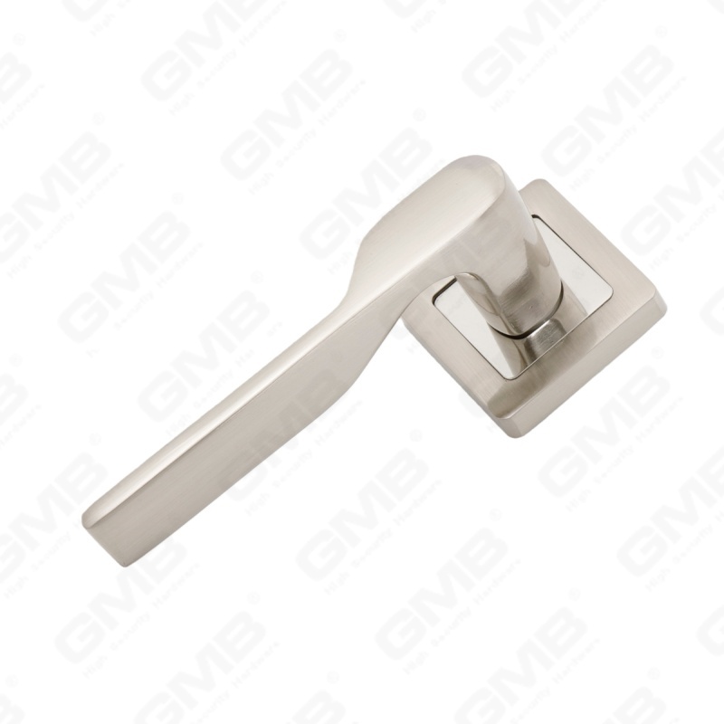 New Modern House Decoration Aluminum Door Handle on Round Rosette