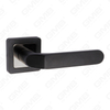 New Modern House Decoration Aluminum Door Handle on Round Rosette