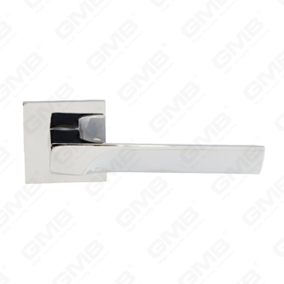 New Modern House Decoration Aluminum Door Handle on Round Rosette