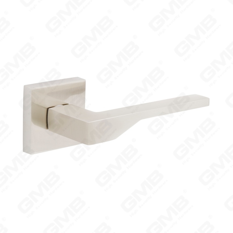 New Modern House Decoration Aluminum Door Handle on Round Rosette