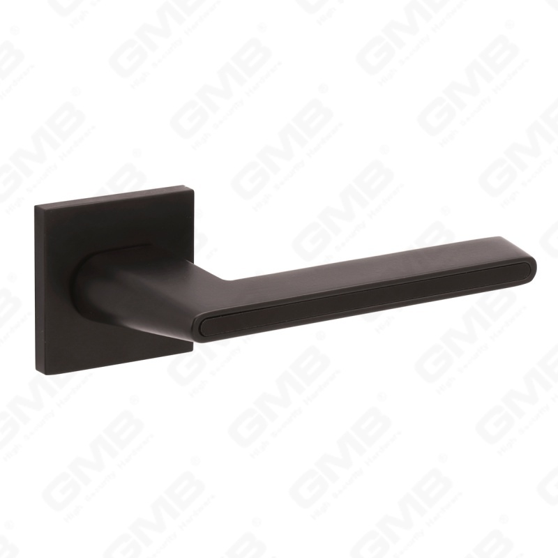 New Modern House Decoration Aluminum Door Handle on Round Rosette