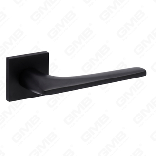 New Modern House Decoration Aluminum Door Handle on Round Rosette