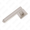 New Modern House Decoration Aluminum Door Handle on Round Rosette